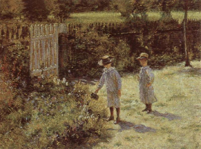 Children in the Garden, Wladyslaw Podkowinski